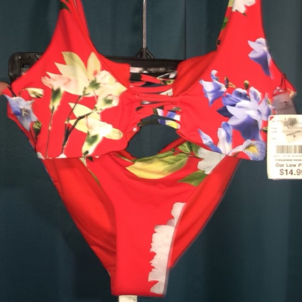 Floral bikini size small